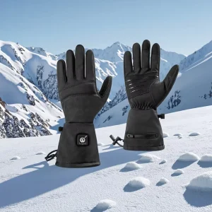 Rechargeable Heated Cycling Gloves for Winter Snowboarding