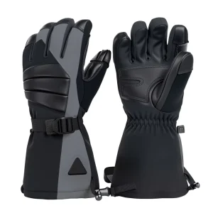 Rechargeable Heated Winter Ski and Fishing Gloves for Men Women Touchscreen Waterproof UV Protection Thermal Insulated