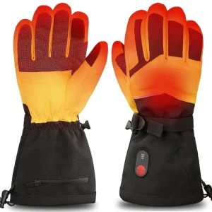 Rechargeable Waterproof Heated Work Gloves, Oxford Fabric, Industrial Construction and Snowboarding