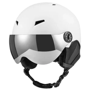 SHZhM004 CE 100% Nylon Dual-Sport Ski Helmet with Visor for Unisex Winter Sports