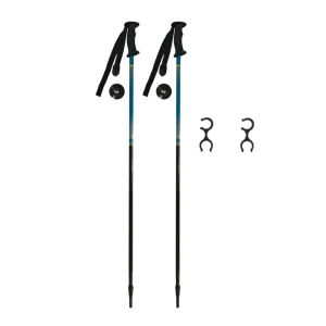 Set of Two Kids’ Ski Poles with Plastic Handle and Metal Tip Aluminum Alloy Hiking & Skiing