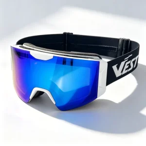 Side-Locking Ski and Snowboard Goggles with Magnetic Quick-Swap Lenses and Anti-Fog UV Protection