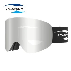 Silver Mirror Winter Sports Snow Ski Glasses Snowboarding Magnetic Goggles Unisex Smoke Ski Goggles