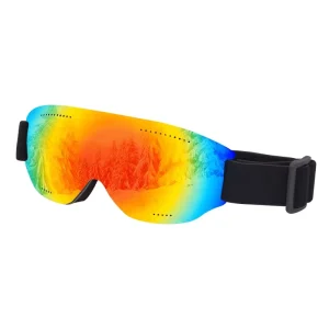 Single Layer Ski Goggles Large Spherical Snow Goggles Windproof Goggles Adult Skiing Equipment