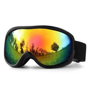 Skateboard Skiing Googles UV400 Protection Snowboard Glasses Mirror Polarized Lenses Snow Sports Eyewear Ski Goggles Custom Logo