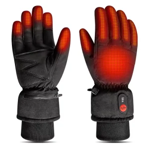 Ski Gloves Thermal Winter Rechargeable Battery Heating Touch Screen for Snowboarding Other Sports Racing