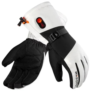 Ski Gloves Waterproof Winter Outdoor Sports Heated Gloves for Men Women With Adjustable Heating Temperature Warm Gloves