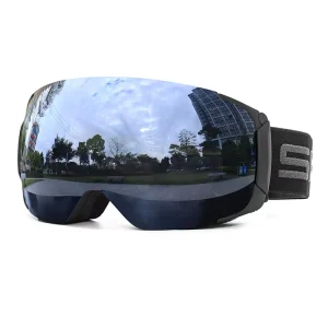 Ski Goggles CE UV400 Protection Changeable Polarized Anti-Fog Magnetic Lenses for Snowboarding