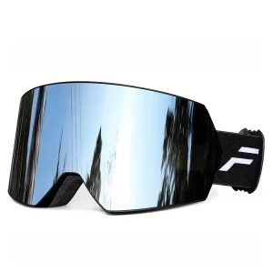 Ski Goggles CE UV400 Protection Mirror Polarized Anti-Fog Windproof Lenses for Snowboarding