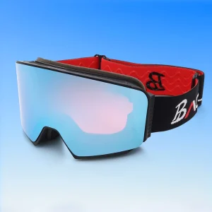 Ski Goggles Cylindrical Lenses UV400 Protection Anti Fog Adjustable Strap Customized Color Face Foam Comfortable Fashionable