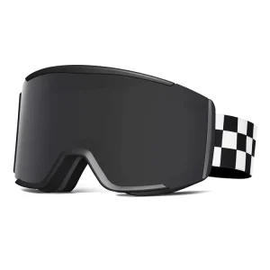 Ski Goggles Dual Layer Removable Magnet Frameless Anti Fog Polarized Lens Snow Sports Glasses Magnetic Snowboard Safety Eyewear