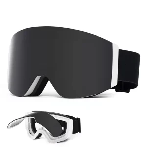 Ski Goggles Flip-Up Removable Sponge Pad Snowboard Safety Glasses