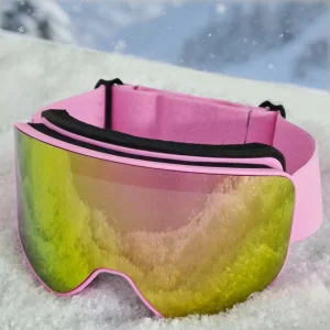 Ski Goggles HD Anti-Fog UV400 Protection PC Material for Cycling Moto Dirt Bike MX MTB Riding