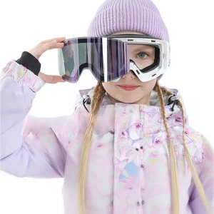 Ski Goggles Magnetic Anti Fog Lenses UV400 Protection Men Women Ski Goggles Snow Sunglasses Sports Eyewear for Boy and Girl