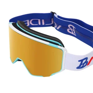Ski Goggles Magnetic System Anti Fog UV400 Protection Ultra HD Clarity True Color Crystal Optics