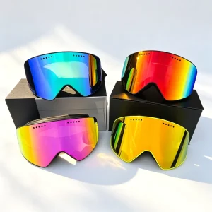 Ski Goggles Manufacture Anti Fog Lens 100% UV Protection OTG Over Glasses ODM OEM Custom Snow Snowboard Goggles