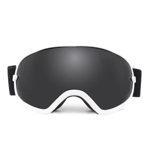 Ski Goggles Manufacture Custom UV400 Protection OEM Anti Fog Skiing Safety Google Straps Spherical Lens Black Ski Goggles