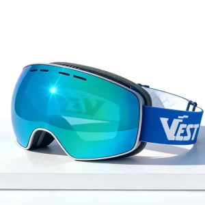 Ski Goggles OTG Anti-Fog UV400 Snowboard Glasses Men Women Youth Winter Sports