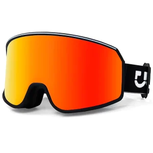 Ski Goggles PC Frame Mirror Polarized Lens UV400 Protection Skiing Snow Sports Eyewear OEM Snowboard Safety Glasses Custom Logo