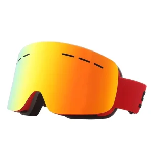 Ski Goggles Polarized Lens Snow Sports Glasses OTG Snowmobile Helmets Safety Google Mirror Snowboard Safety Eyewear Custom Logo