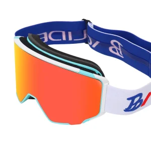 Ski Goggles Thermal Double-Layer Foam Anti-Fog Cylindrical Magnetic System