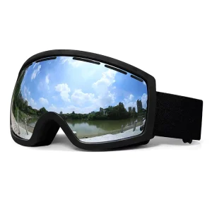 Ski Goggles UV400 Polarized Lens Anti-Fog Anti-Slip Silicone Band Snowboard Safety Eyewear