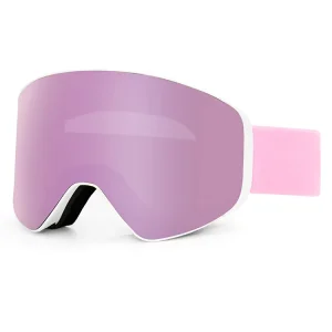Ski Goggles UV400 Protection Cylindrical Double Anti Fog Lens Snow Skiing Glasses Magnetic Snowboard Safety Eyewear Custom Logo