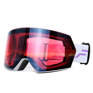 Ski Goggles UV400 Protection Mirror Polarized Anti-Fog Magnetic Eyewear for Skiing and Snowboarding