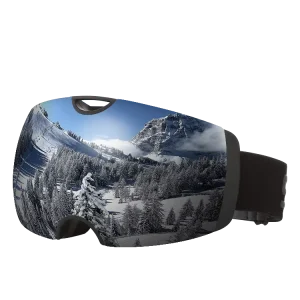 Ski Goggles UV400 Protection Polarized Anti-Fog Lenses Snowboard Safety Glasses