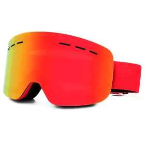 Ski Goggles UV400 Protection Polarized Mirror Lenses Snowboard Glasses Skiing Safety Google OTG Snow Sports Eyewear Custom Logo