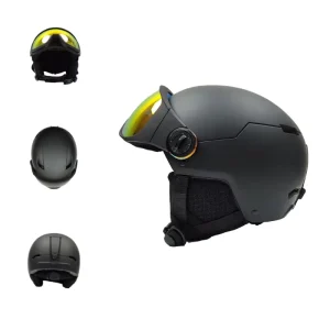 Ski Helmet With Goggles Holder Visible Safety Protection Helmet Premium Comfortable Snow Skiing Helmet