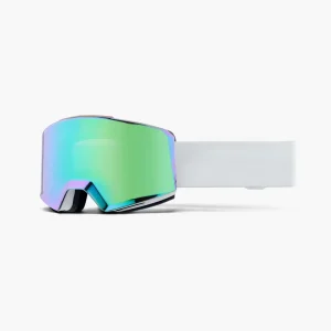 Ski goggles with double layer anti fog protection magnetic attachment impact resistant scratch resistant windproof and snowproof
