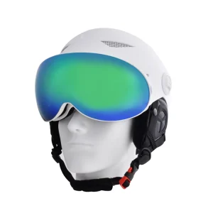 Skiing Helmet with Magnetic Ski Goggles Snow Goggles