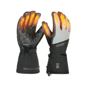Smart Electric Heated Gloves for Winter Motorcycle and Outdoor Sports, Waterproof