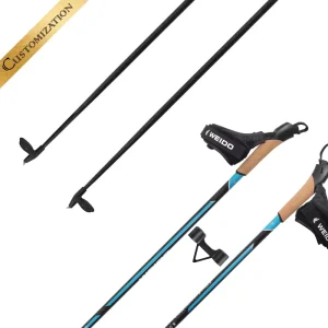 Snow Carrier Strap and Basket with 7075 Aluminum Handle for Cross-Country Ski Poles