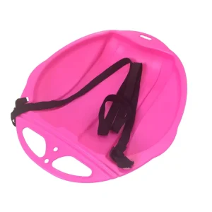 Snow Sleds Round Slippery Heavy Duty Durable Plastic Downhill Toboggan River for Kids Family Holiday Winter Outdoor Activity