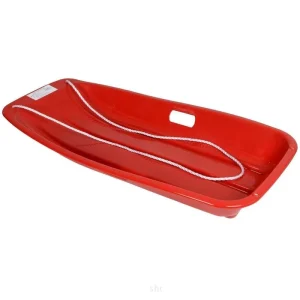 Snow Sleds Toboggans Heavy Duty Sledge Toboggan Sleigh Sled Plastic Unisex Ski Fun Board