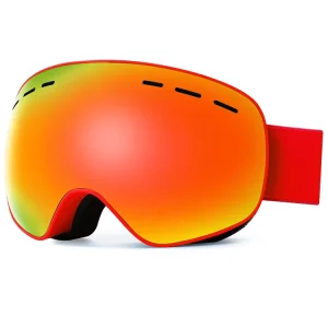 Snow Sport Glasses Kids Shock Resistant OEM Ski Goggles Snowboard Google Polarized Mirror Lens Skiing Safety Eyewear Custom Logo