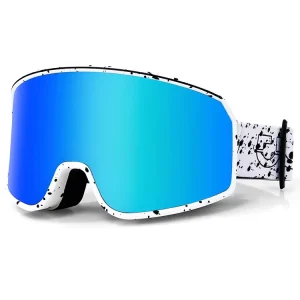 Snow Sports Eyewear UV400 Ski Goggles Mirror Transparent Lens PC Frame Snowboard Safety Glasses