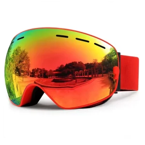 Snow Sports Glasses Polarized PC Lens UV400 Protection Ski Goggles Anti Fog Feature Skiing Snowboard Safety Eyewear Custom Logo