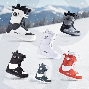 Snowboard Boots Quick-Lacing Side Buckle Steel Wire Strap Unisex Warm Anti-Slip