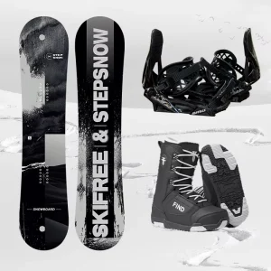 Snowboard Set with Bindings and Boots Winter Snowboard Package