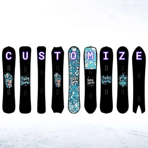 Snowboards Factory All-Terrain Wood Core Camber Ski Resort Adult Child Skiing Set Equipment
