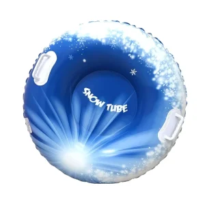 Snowflake Printed PVC Inflatable Snow Tube for Adults and Kids