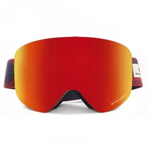Snowledge logo Uv400 Outdoor Design Ski Goggles Frameless Ski Goggles