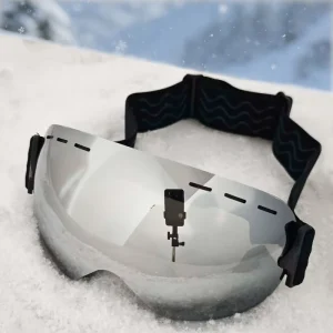 Spherical Ski Goggles UV400 Windproof Double-Layer Interchangeable PC Lenses