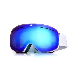 Sponge Double-Lens Anti-Fog Magnetic Ski Goggles White Vent