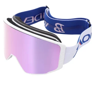 Sports Outdoor Ski Goggles UV400 Protection Anti Fog Adjustable Strap High Altitude Mountain Climbing