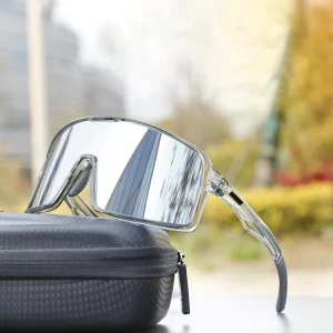 Sports Sunglasses Cycling Running Glasses Large Photochromic Lens Silicone PC Lenses Outdoor Sport Goggles Custom