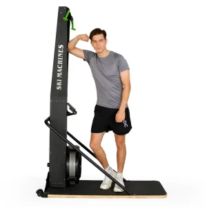 Steel Ski Rowing Machine for Home and Indoor Cardio Fitness